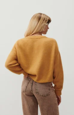 Damen American Vintage |Damenpullover Vitow Croissant Meliert