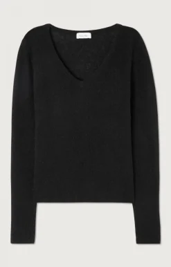 Damen American Vintage |Damenpullover Xinow Schwarz
