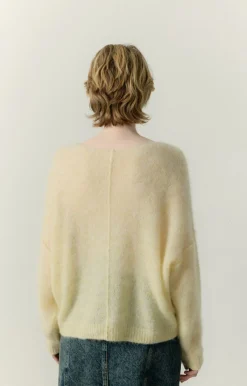 Damen American Vintage |Damenpullover Yanbay Ecru Meliert