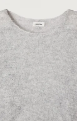 Damen American Vintage |Damenpullover Yanbay Grau Meliert