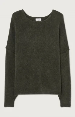 Damen American Vintage |Damenpullover Yanbay Anthrazit Meliert
