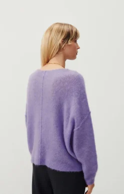 Damen American Vintage |Damenpullover Yanbay Amethyst Meliert