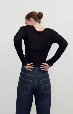 Damen American Vintage |Damenpullover Yocaburn Holzkohle