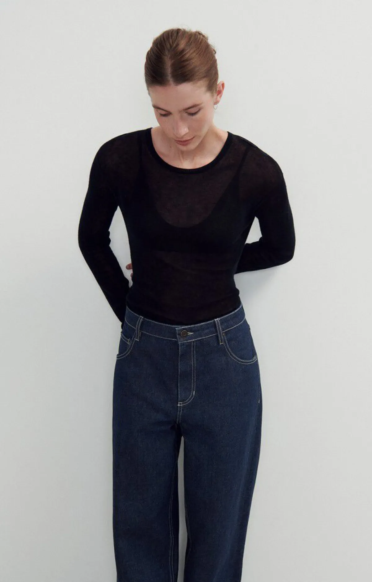 Damen American Vintage |Damenpullover Yocaburn Holzkohle