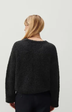 Damen American Vintage |Damenpullover Zolly Anthrazit Meliert