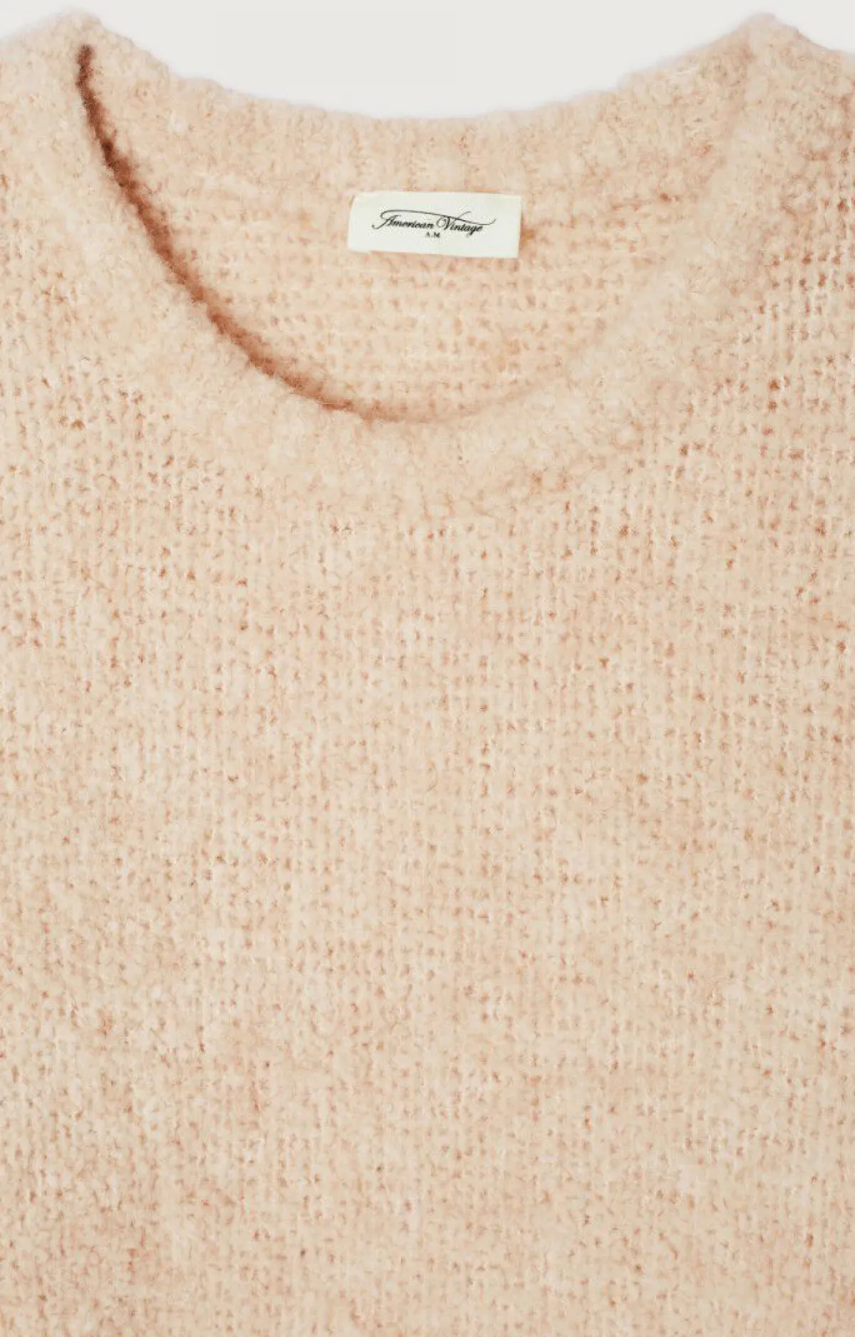 Damen American Vintage |Damenpullover Zolly Hell Beige Meliert
