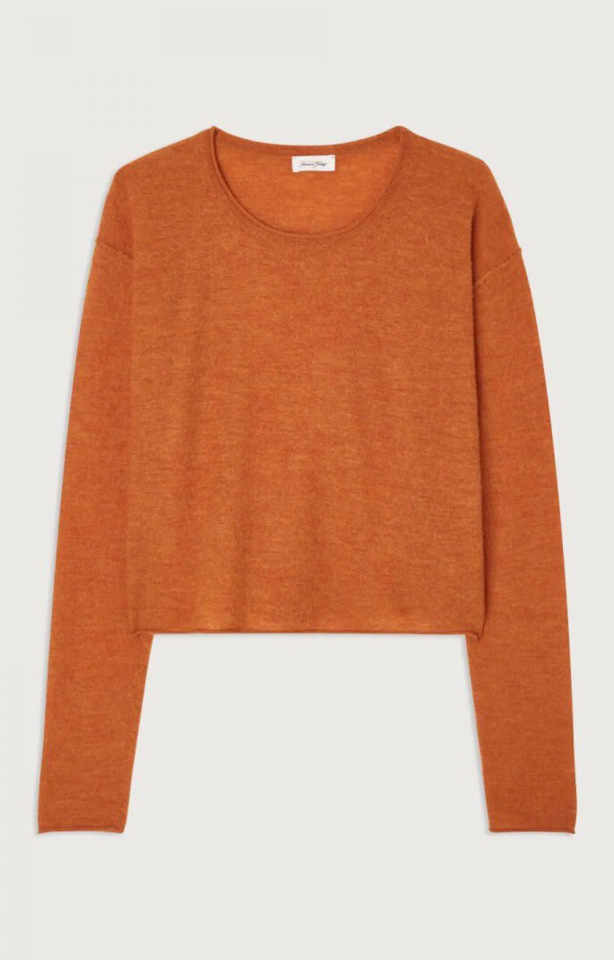 Damen American Vintage |Damenpullover Zyrobow Kurbis Meliert