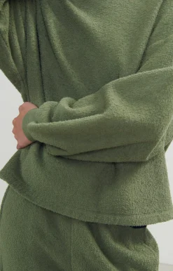 Damen American Vintage |Damensweatshirt Bobypark Flasche Meliert