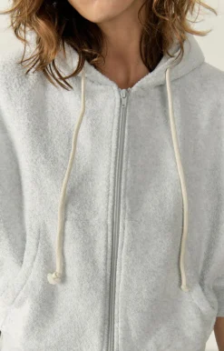 Damen American Vintage |Damensweatshirt Bobypark Arktis Meliert