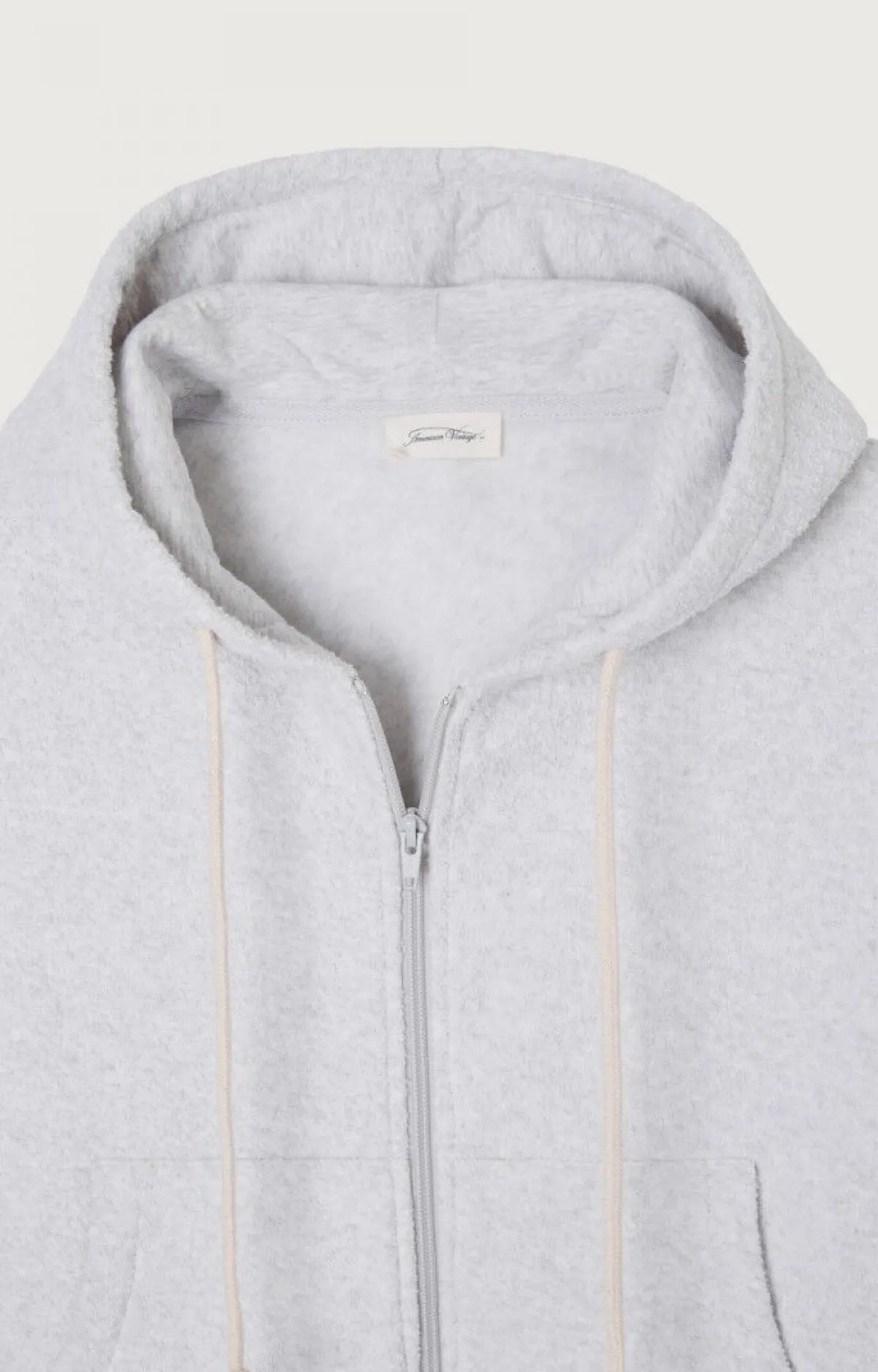 Damen American Vintage |Damensweatshirt Bobypark Arktis Meliert