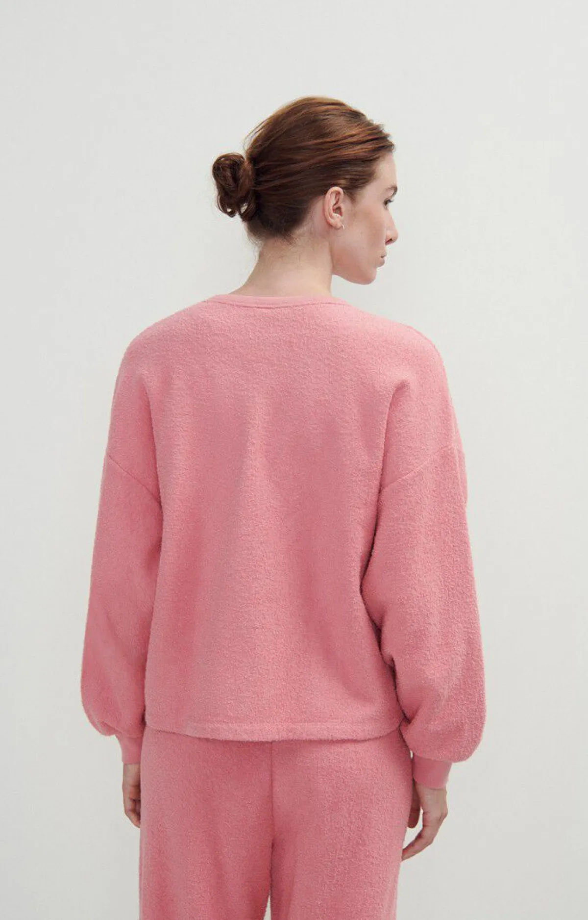 Damen American Vintage |Damensweatshirt Bobypark Zartlichkeit Meliert