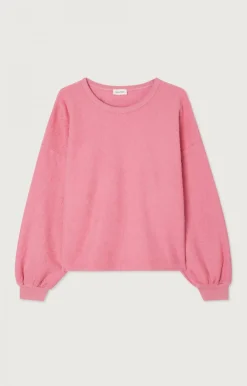 Damen American Vintage |Damensweatshirt Bobypark Zartlichkeit Meliert