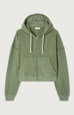 Damen American Vintage |Damensweatshirt Bobypark Flasche Meliert