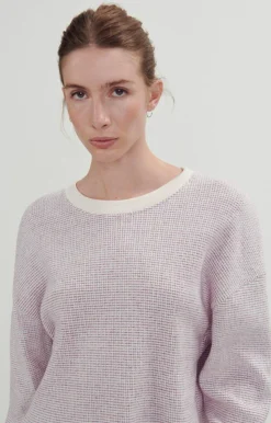 Damen American Vintage |Damensweatshirt Gykotown Ultraviolette Fliesen