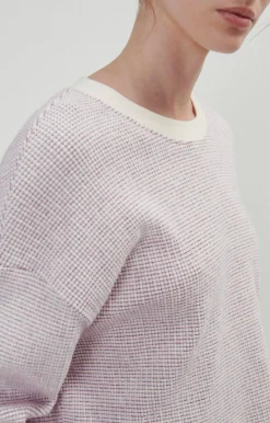 Damen American Vintage |Damensweatshirt Gykotown Ultraviolette Fliesen