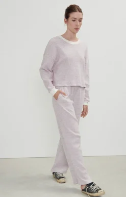 Damen American Vintage |Damensweatshirt Gykotown Ultraviolette Fliesen