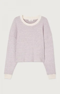 Damen American Vintage |Damensweatshirt Gykotown Ultraviolette Fliesen