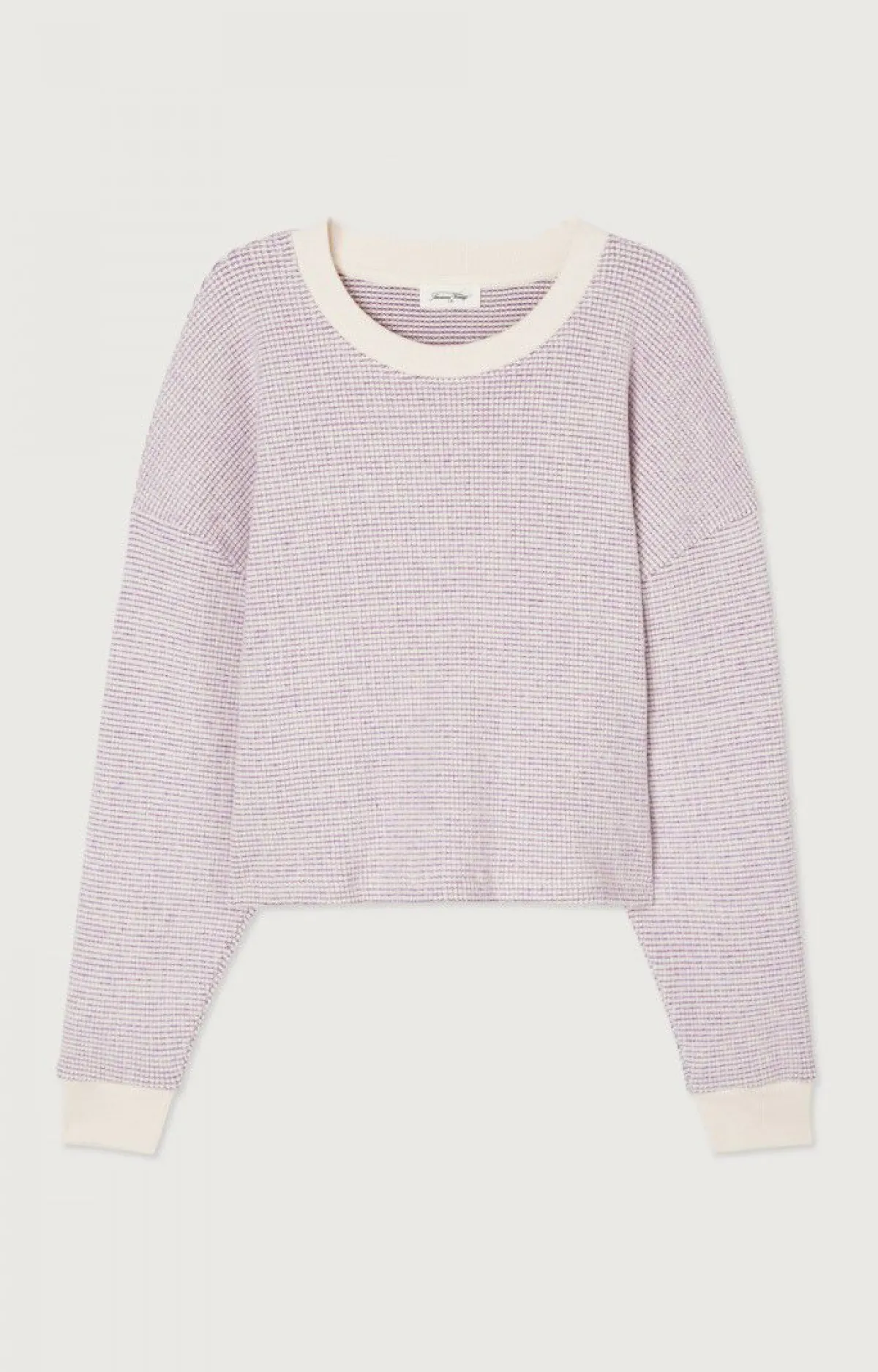 Damen American Vintage |Damensweatshirt Gykotown Ultraviolette Fliesen