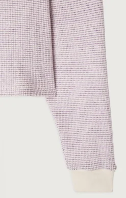 Damen American Vintage |Damensweatshirt Gykotown Ultraviolette Fliesen