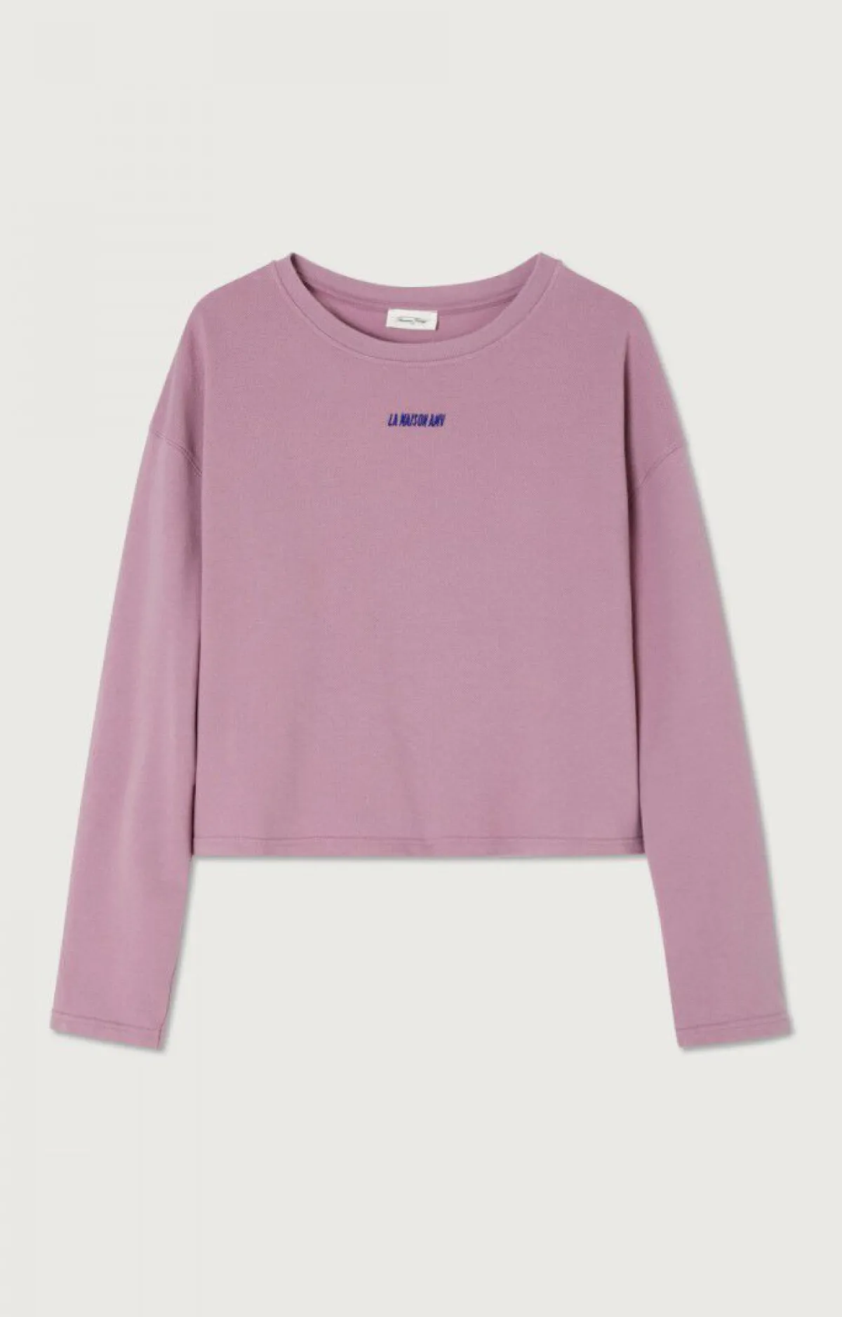 Damen American Vintage |Damensweatshirt Hodatown Lila Multi-Meliert