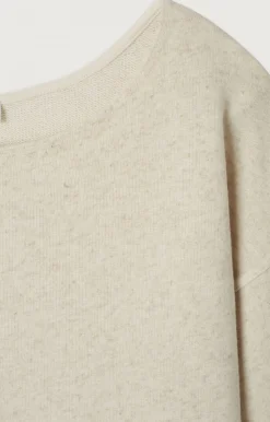 Damen American Vintage |Damensweatshirt Itonay Ecru Meliert