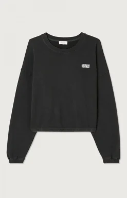 Damen American Vintage |Damensweatshirt Izubird Lakritze Vintage
