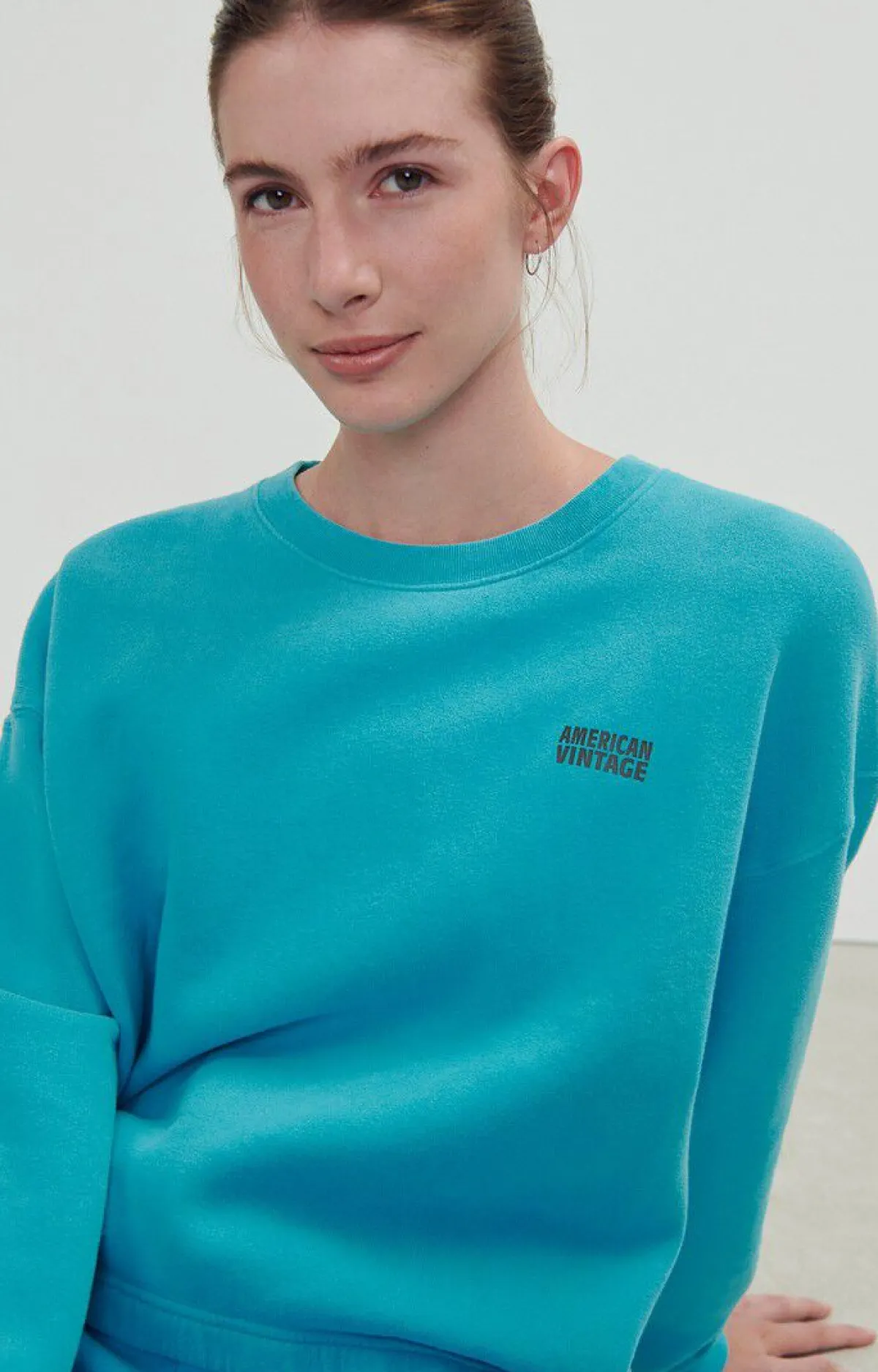 Damen American Vintage |Damensweatshirt Izubird Oase Vintage