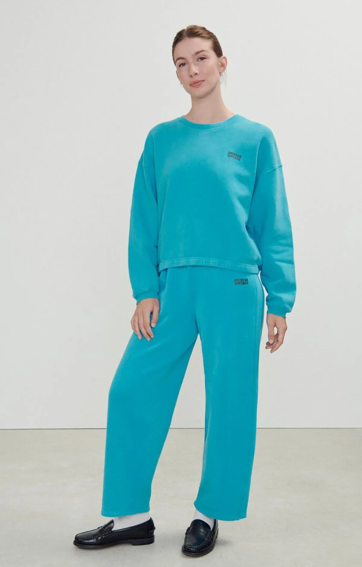 Damen American Vintage |Damensweatshirt Izubird Oase Vintage