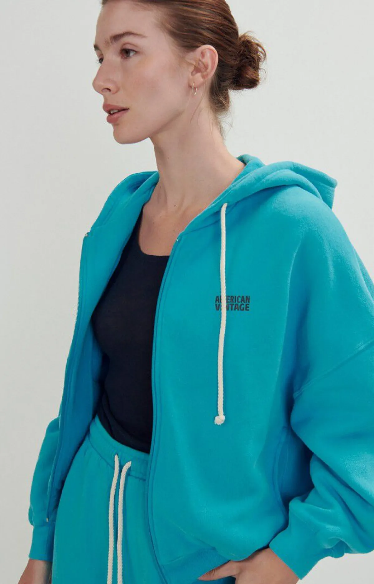 Damen American Vintage |Damensweatshirt Izubird Oase Vintage