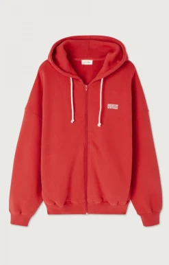 Damen American Vintage |Damensweatshirt Izubird Salsa Vintage
