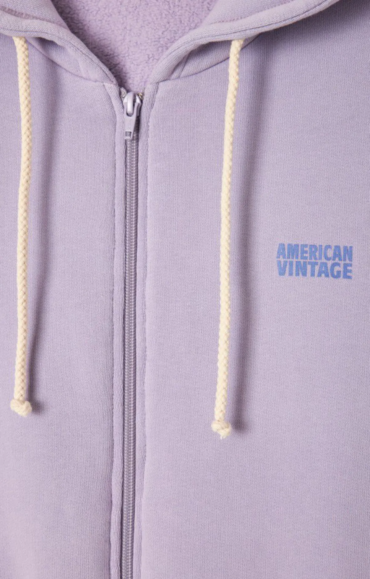 Damen American Vintage |Damensweatshirt Izubird Glyzinien Vintage