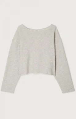 Damen American Vintage |Damensweatshirt Kodytown Vlies Meliert