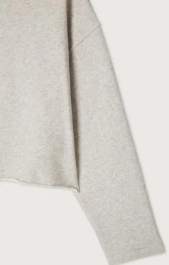 Damen American Vintage |Damensweatshirt Kodytown Vlies Meliert