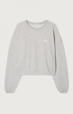 Damen American Vintage |Damensweatshirt Kodytown Vlies Meliert