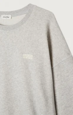 Damen American Vintage |Damensweatshirt Kodytown Vlies Meliert