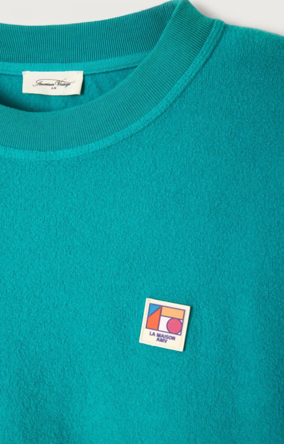 Damen American Vintage |Damensweatshirt Rullow Entengrun