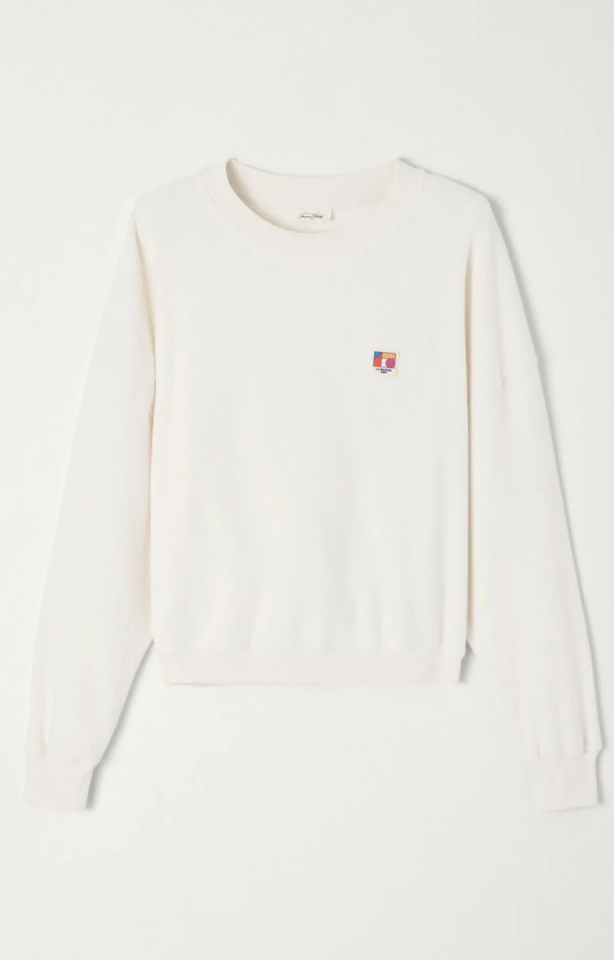 Damen American Vintage |Damensweatshirt Rullow Ecru