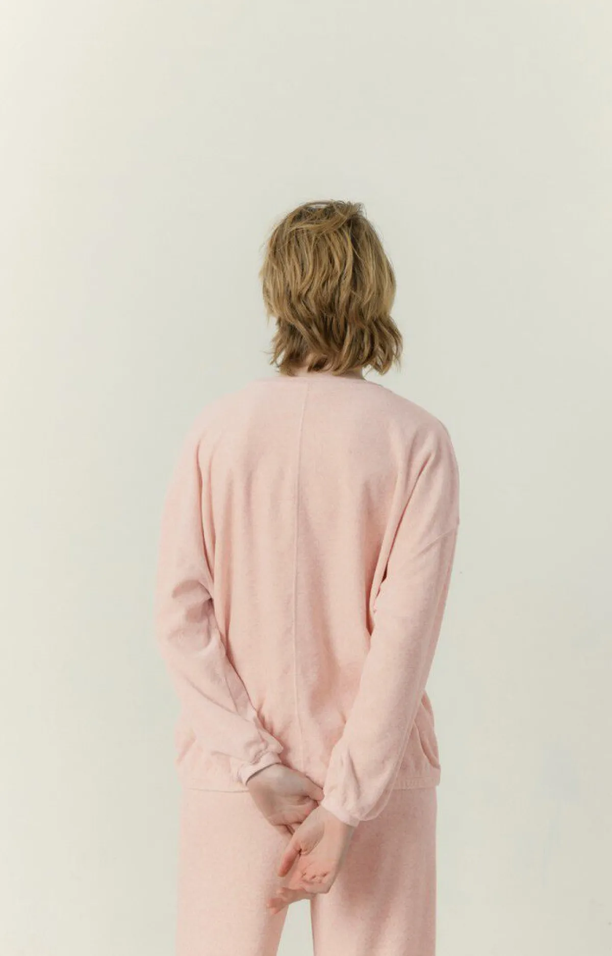 Damen American Vintage |Damensweatshirt Ukoz Baby Doll Meliert