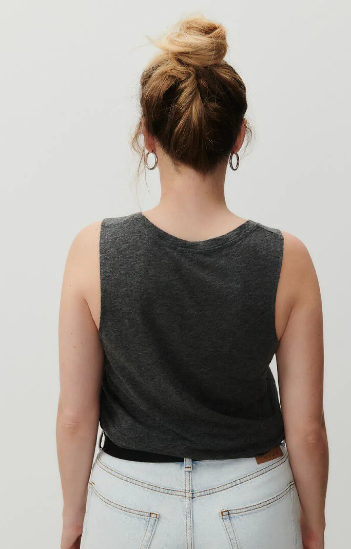 Damen American Vintage |Damentop Jacksonville Anthrazit Meliert