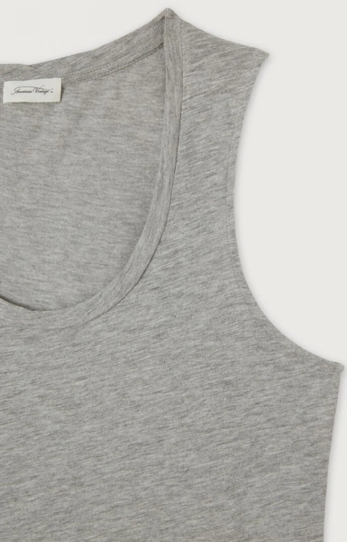 Damen American Vintage |Damentop Jacksonville Grau Meliert