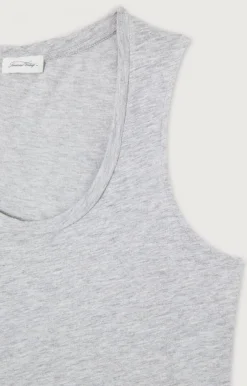 Damen American Vintage |Damentop Jacksonville Vlies Meliert