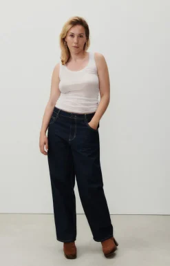 Damen American Vintage |Damentop Massachusetts Weiss