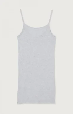 Damen American Vintage |Damentop Massachusetts Grau Meliert