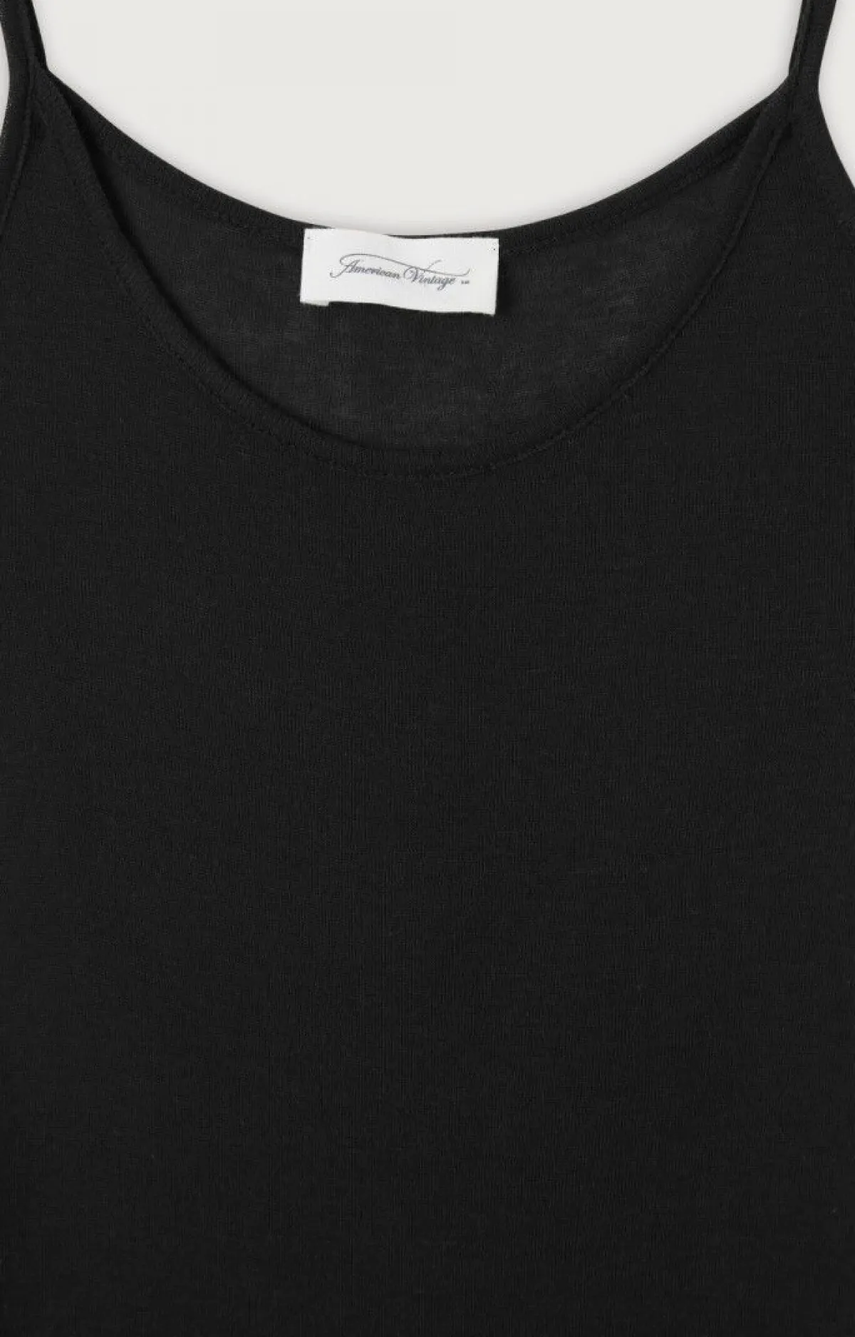 Damen American Vintage |Damentop Massachusetts Schwarz