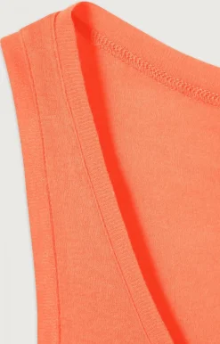 Damen American Vintage |Damentop Massachusetts Leuchtendes Orange
