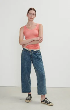 Damen American Vintage |Damentop Massachusetts Koralle
