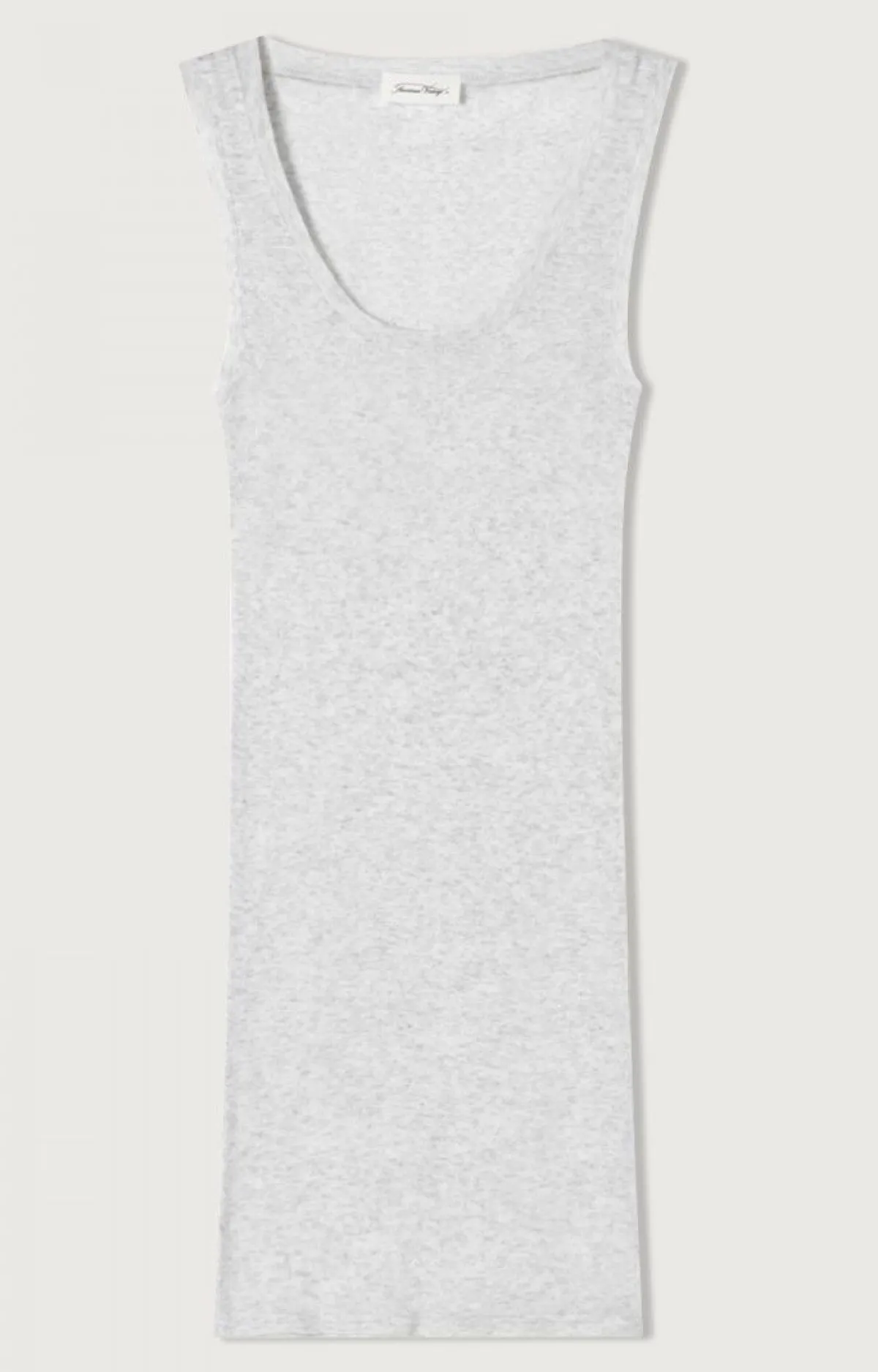 Damen American Vintage |Damentop Massachusetts Grau Meliert