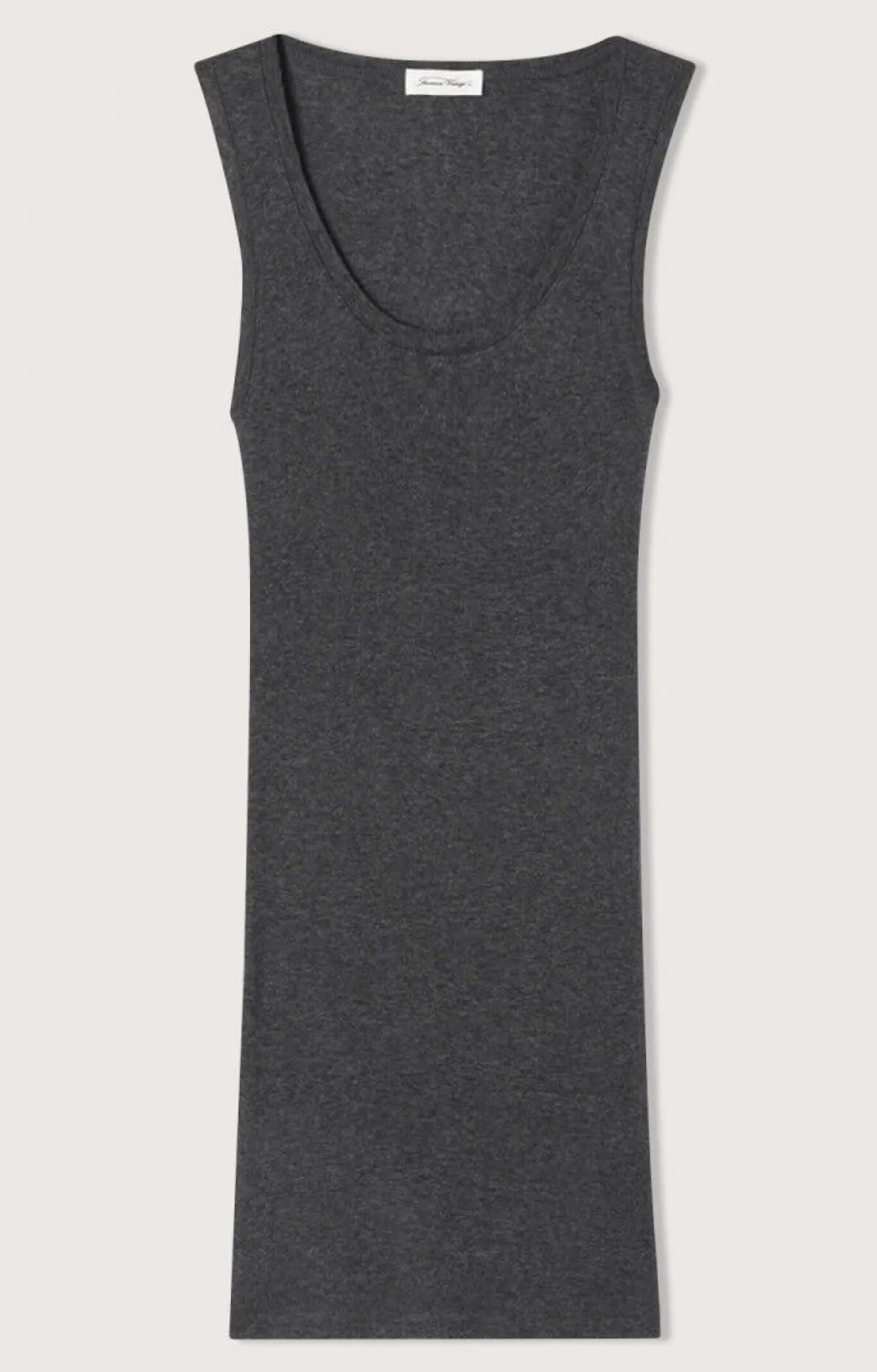 Damen American Vintage |Damentop Massachusetts Anthrazit Meliert