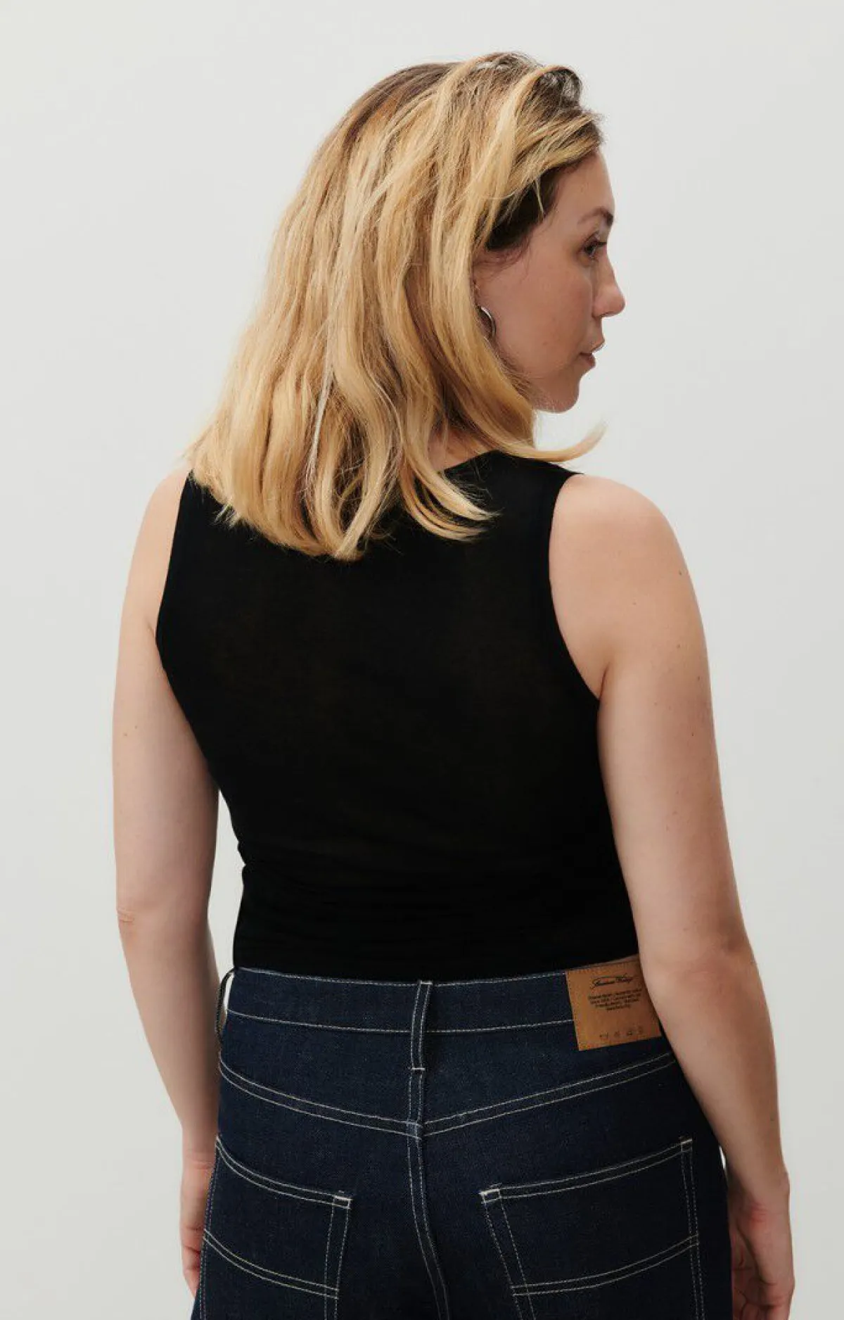 Damen American Vintage |Damentop Massachusetts Schwarz
