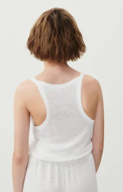 Damen American Vintage |Damentop Pobsbury Weiss